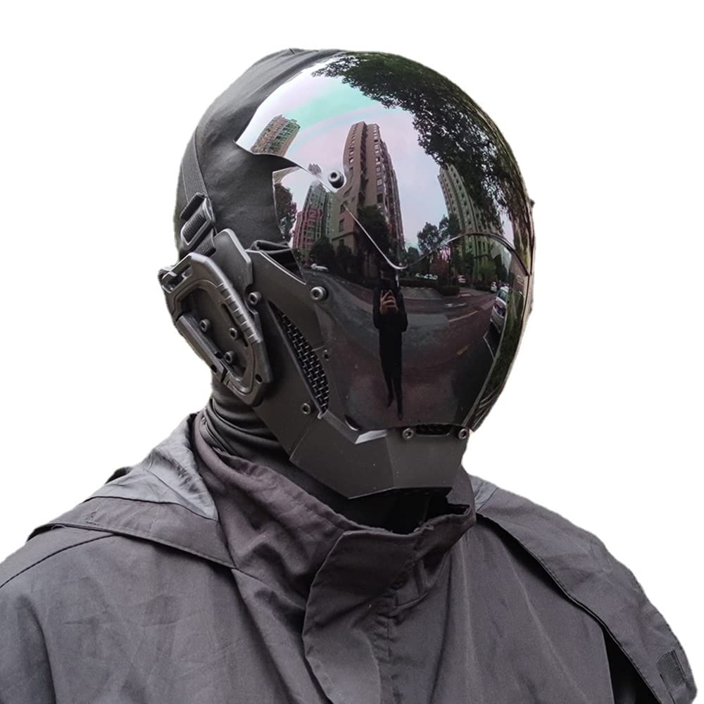 Science Toy - Topeng Cyberpunk JAUPTO untuk Cosplay, Model