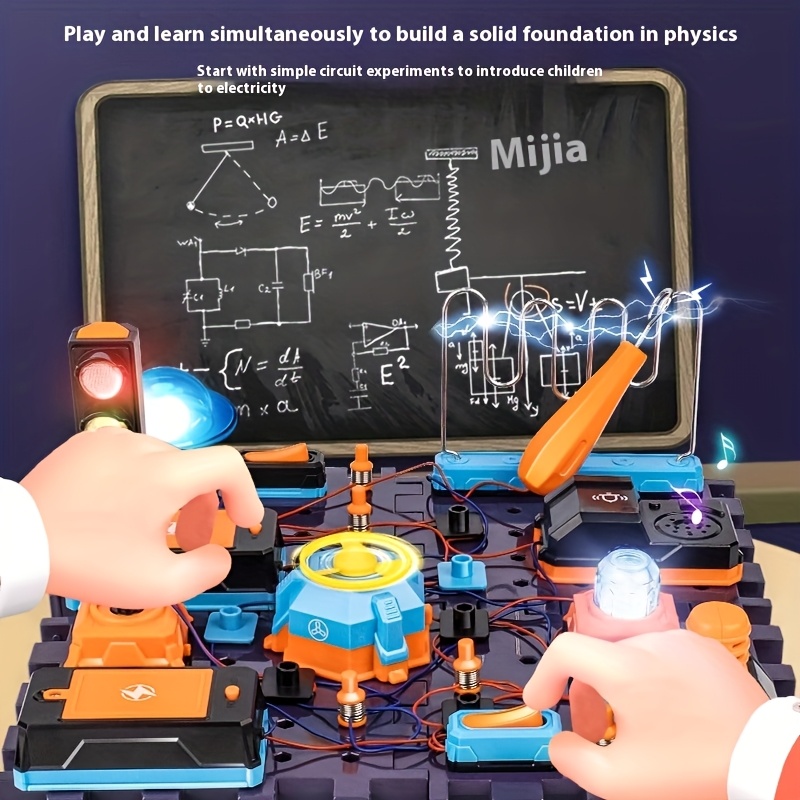 Science Toy - SCIENCE HORSE Mainan blok bangunan elektronik,