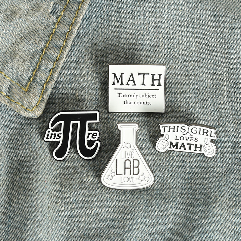 Science Buddies - Grosir Hadiah Matematika Enamel Pin Matematika