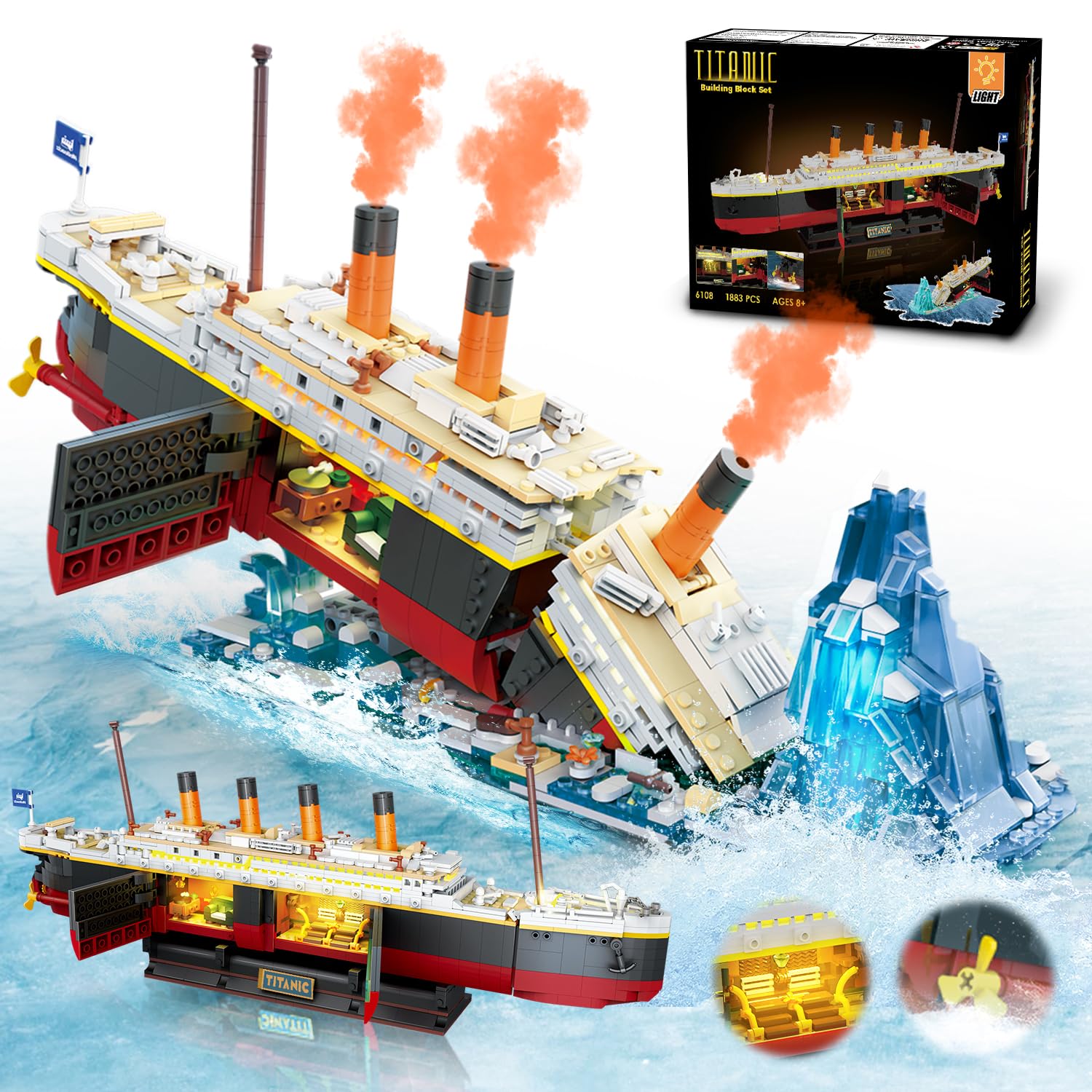 Science Olympiad - Set Bangunan Titanic dengan LED-2 In