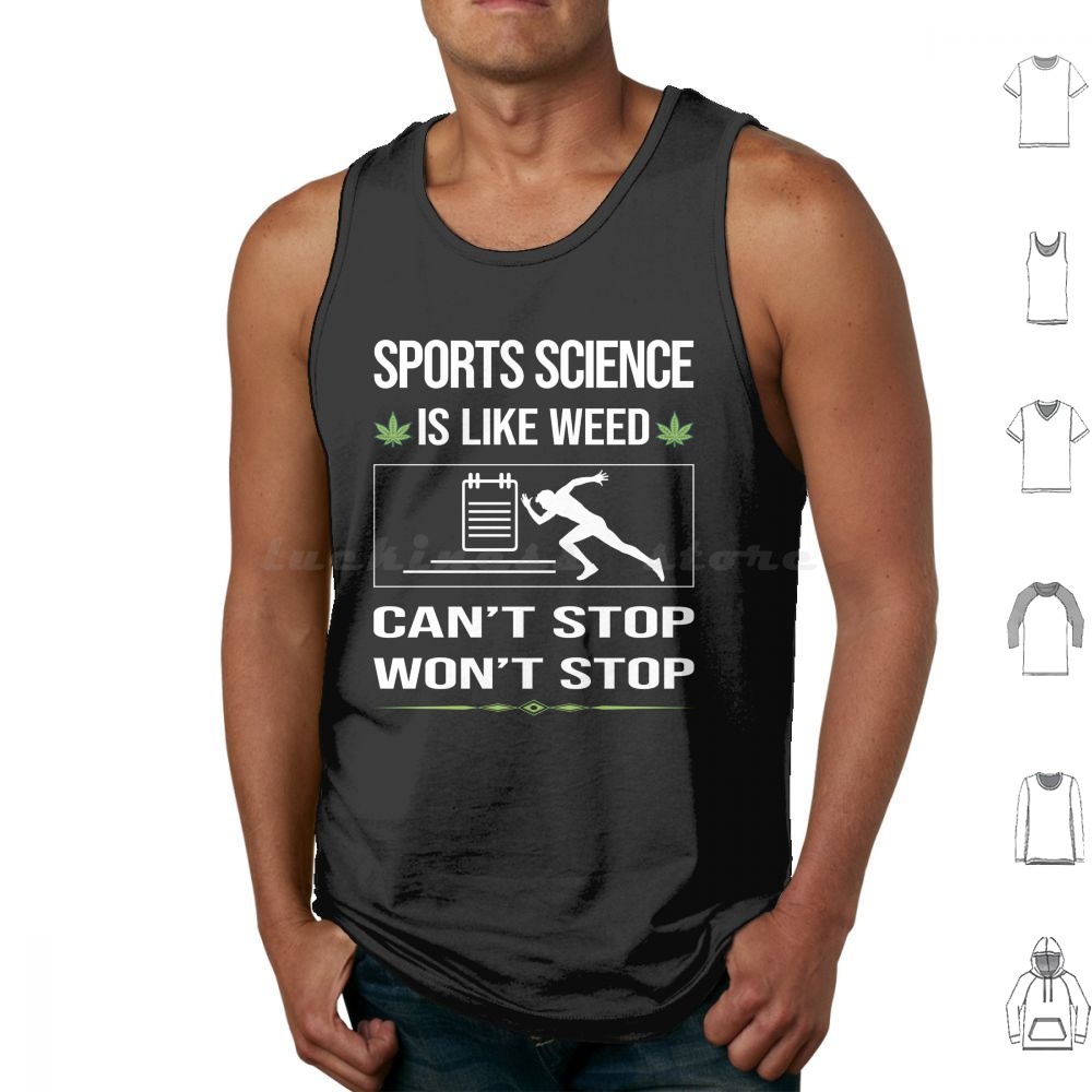 Science And Hobby - Tank Top Lucu dengan Cetakan 'Can't