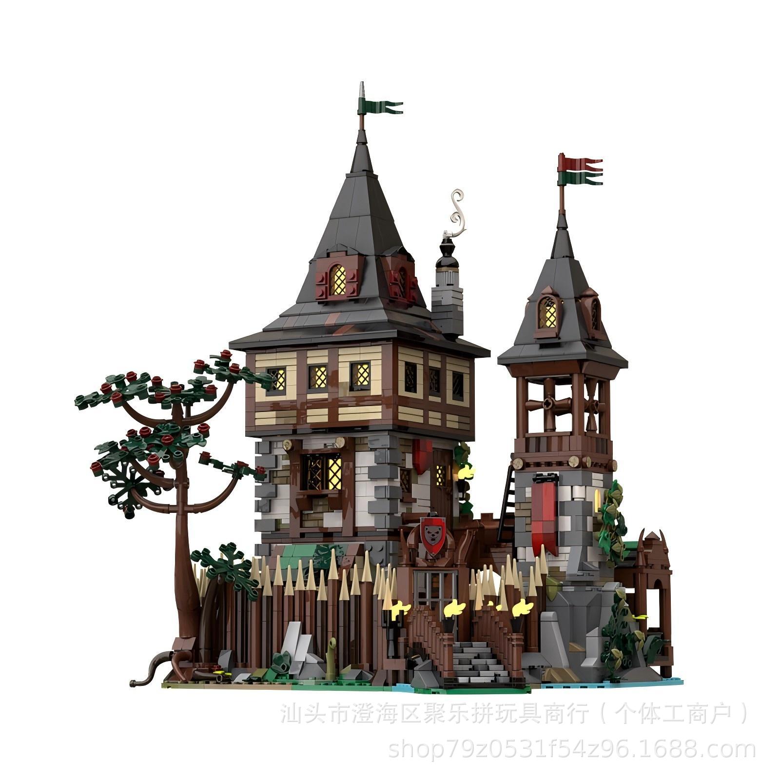 Science And Hobby - MOC Bear King Castle Mainan Edukasi