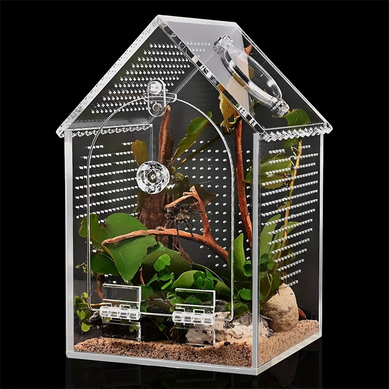 Science Hobbyist - Kotak Habitat Serangga Akrilik Transparan Tahan
