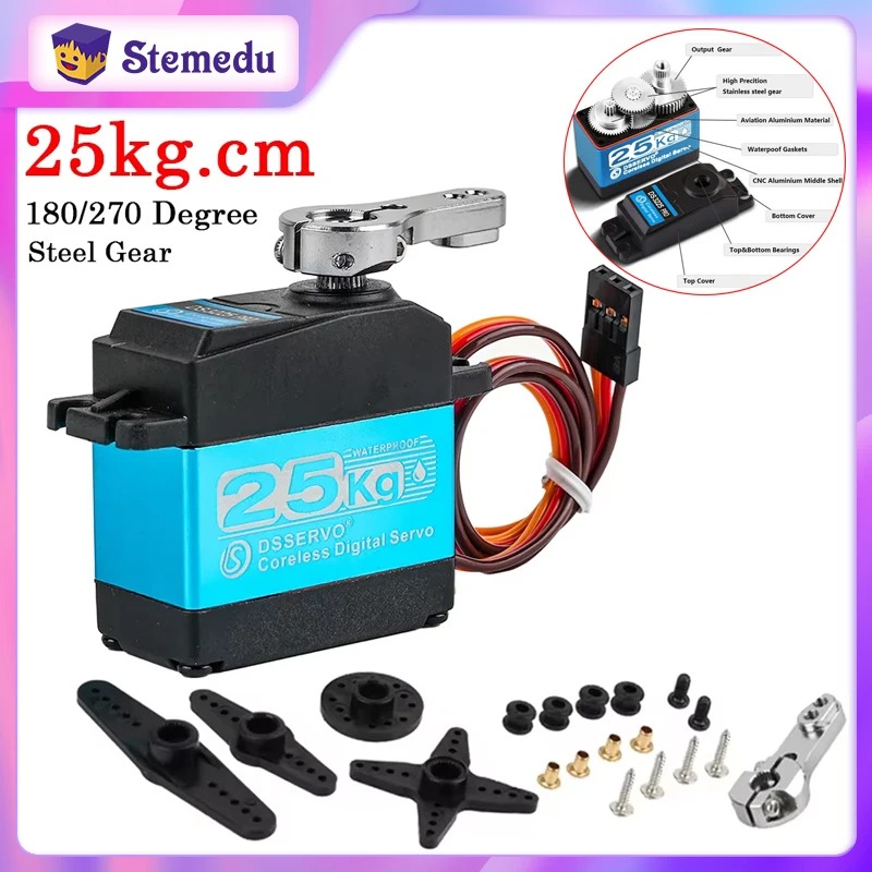 Robot Arm Motor - DS3225 Pro 25kg Motor Servo RC