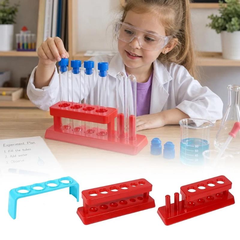 Science Experiment - Rak Tempat Tabung Uji Plastik Tebal