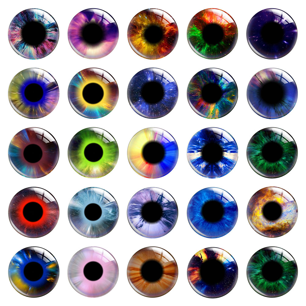 Science Toy - Kaca Cabochon Bentuk Mata Bulat Sains-Fiksi