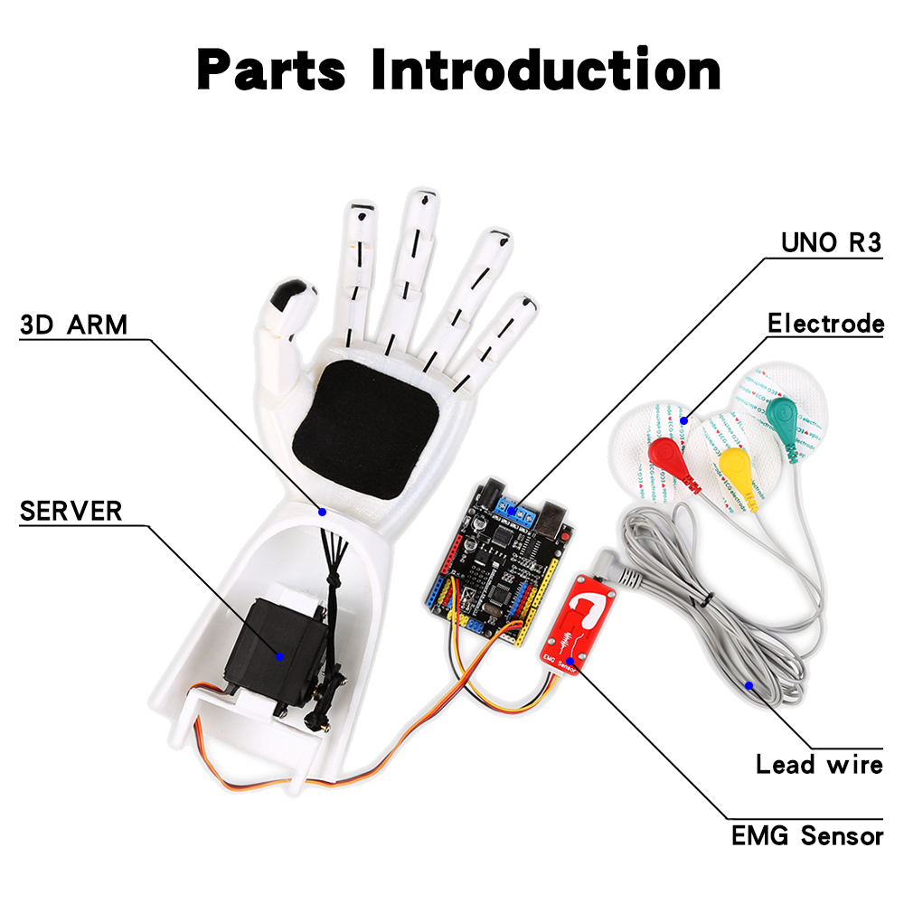 Sensor EMG lengan robot Sensor - Science Robotics ulasan dan harga