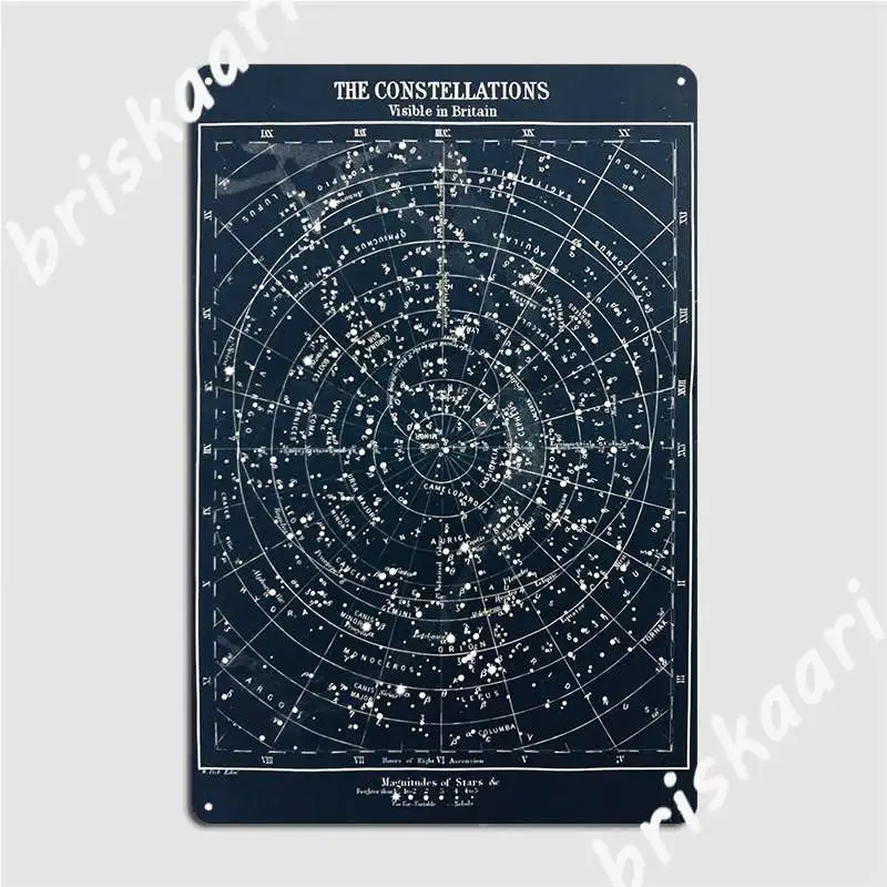 Poster Peta Rasi Bintang Antik - Star Map Poster ulasan dan harga