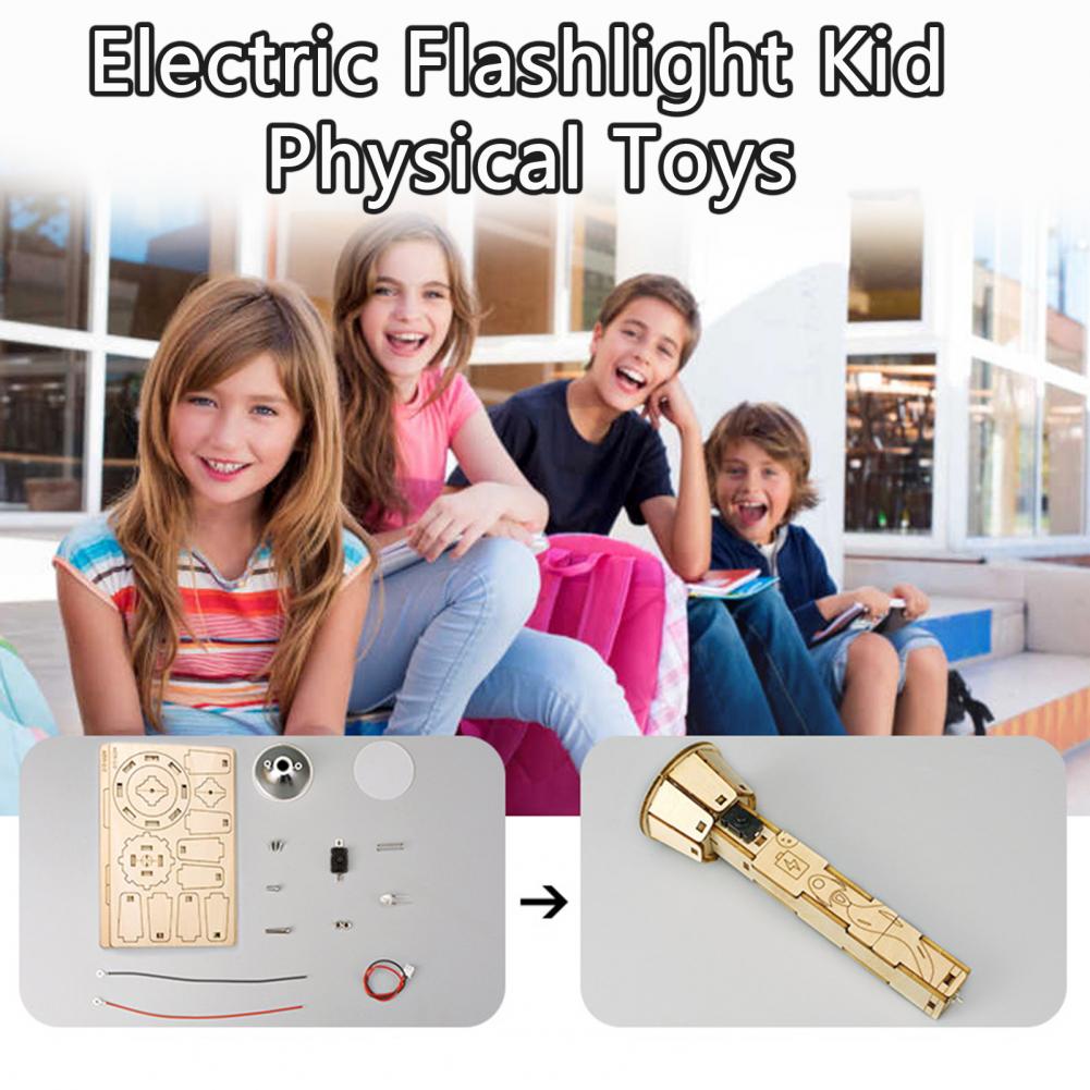 Kit Puzzle Senter Kayu DIY STE - Science Project Physics ulasan dan harga