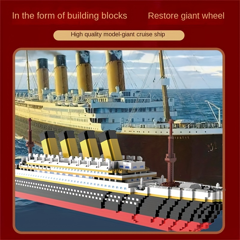 Titanic mainan perakitan blok  - Science Olympiad ulasan dan harga