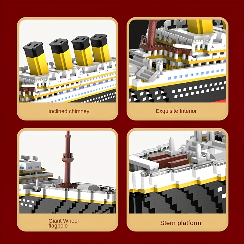 Titanic mainan perakitan blok  - Science Olympiad ulasan dan harga