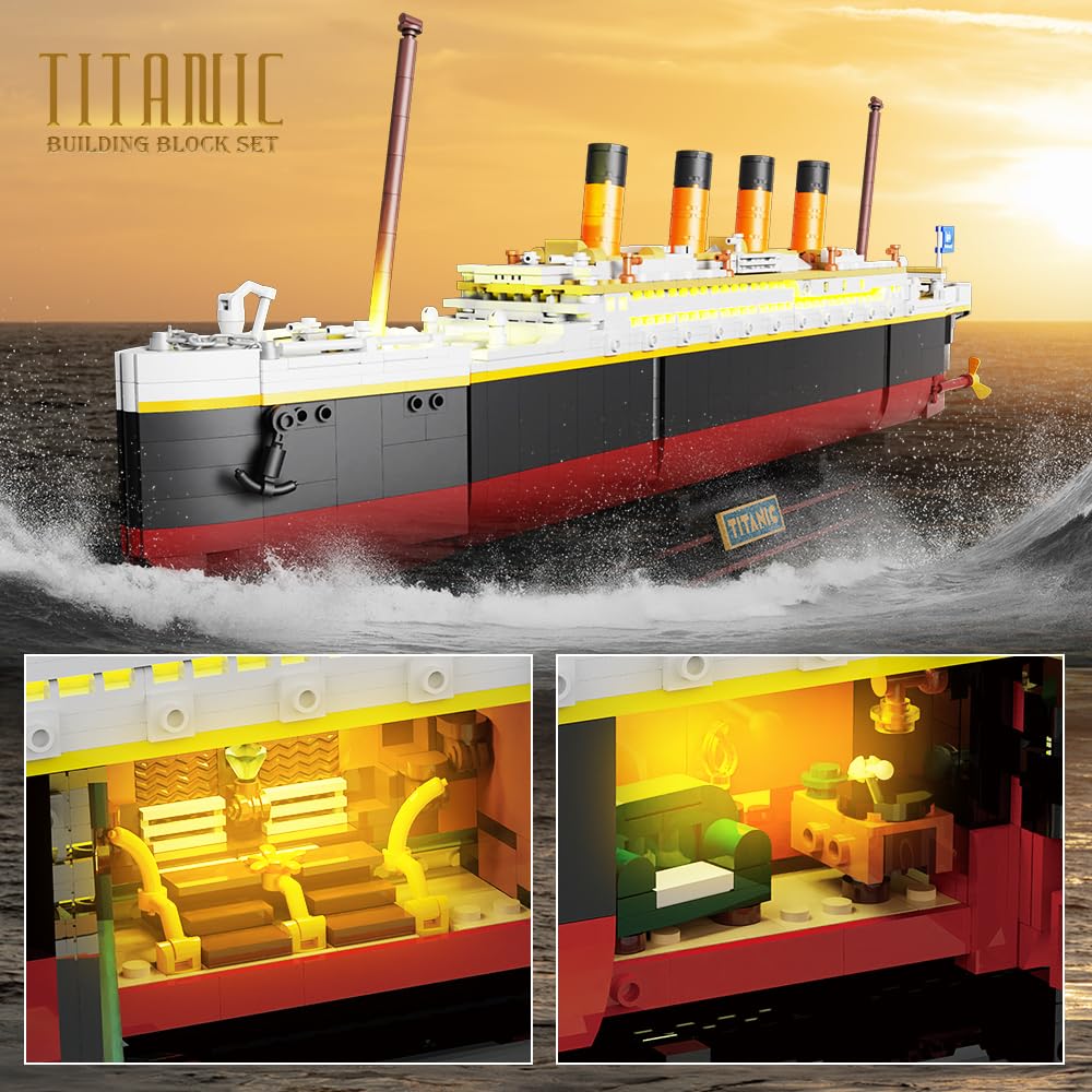 Set Bangunan Titanic dengan LE - Science Olympiad ulasan dan harga