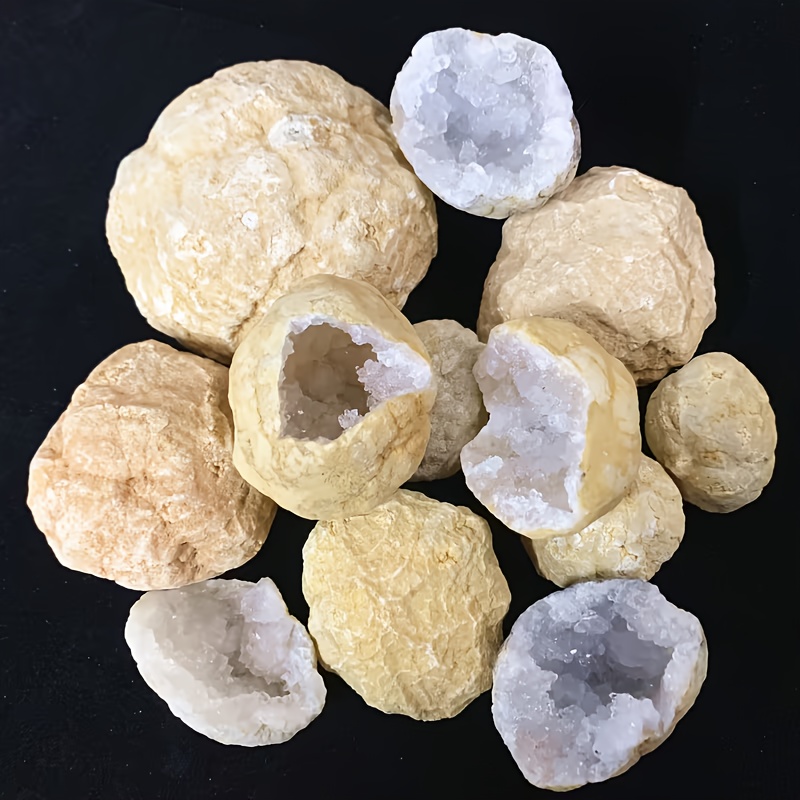 10/20 Buah Telur Geode Kuarsa  - Geode Crystal Break ulasan dan harga