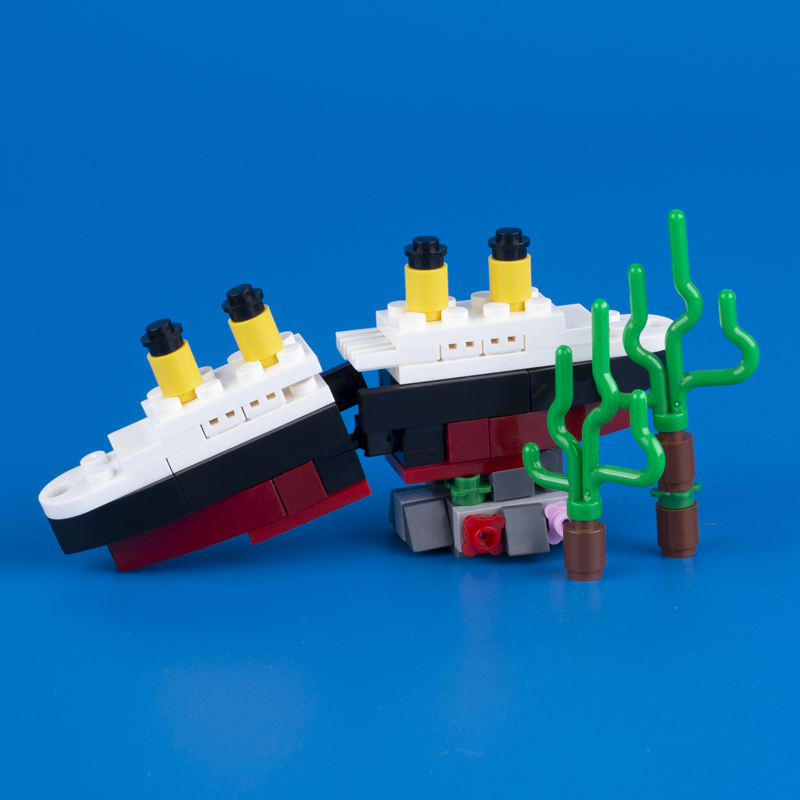 MOC Titanic Model kapal blok b - Science Olympiad ulasan dan harga
