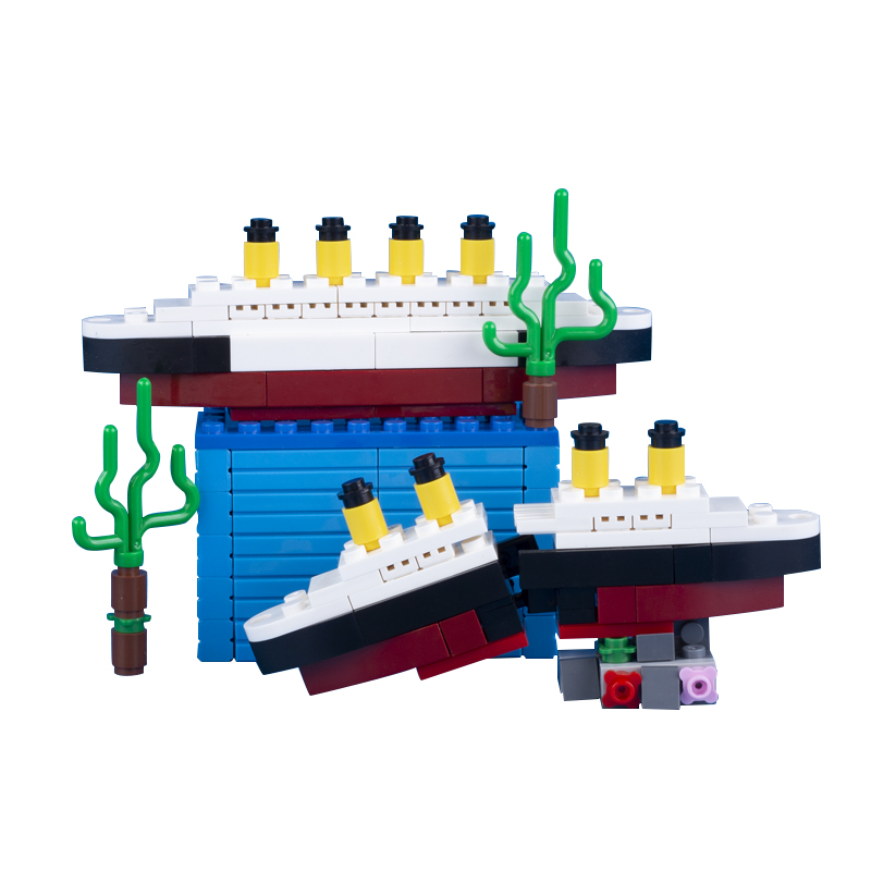 MOC Titanic Model kapal blok b - Science Olympiad ulasan dan harga