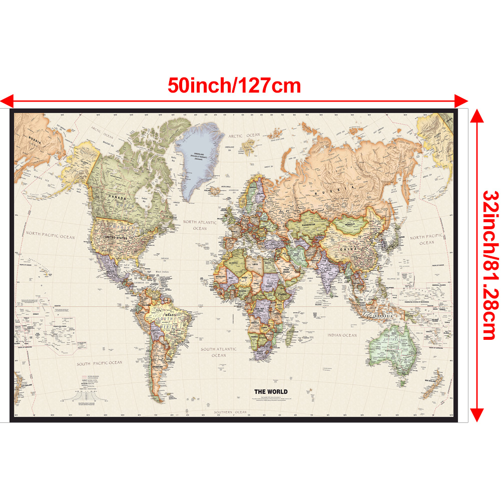127x1 8Cm/50X32 Inci Poster Pe - Star Map Poster ulasan dan harga