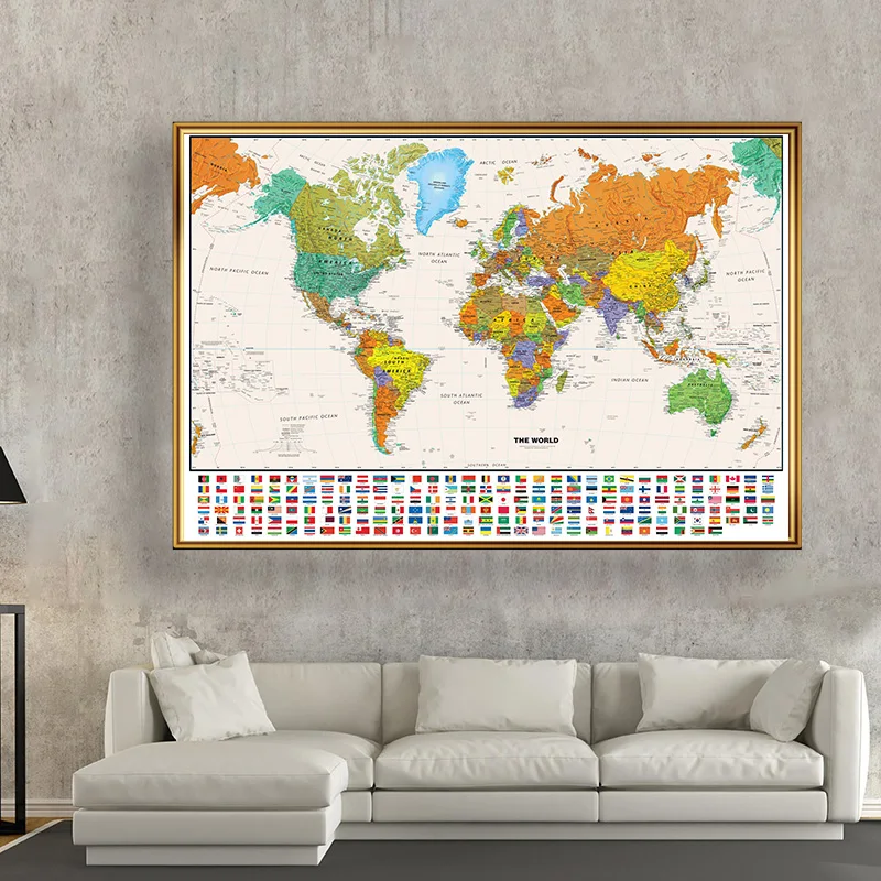 Lukisan Poster Seni Dinding Ta - Star Map Poster ulasan dan harga