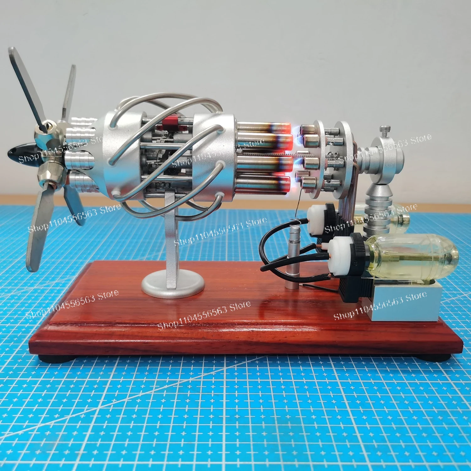Model Mesin Stirling 16 Silind - Science Toy ulasan dan harga