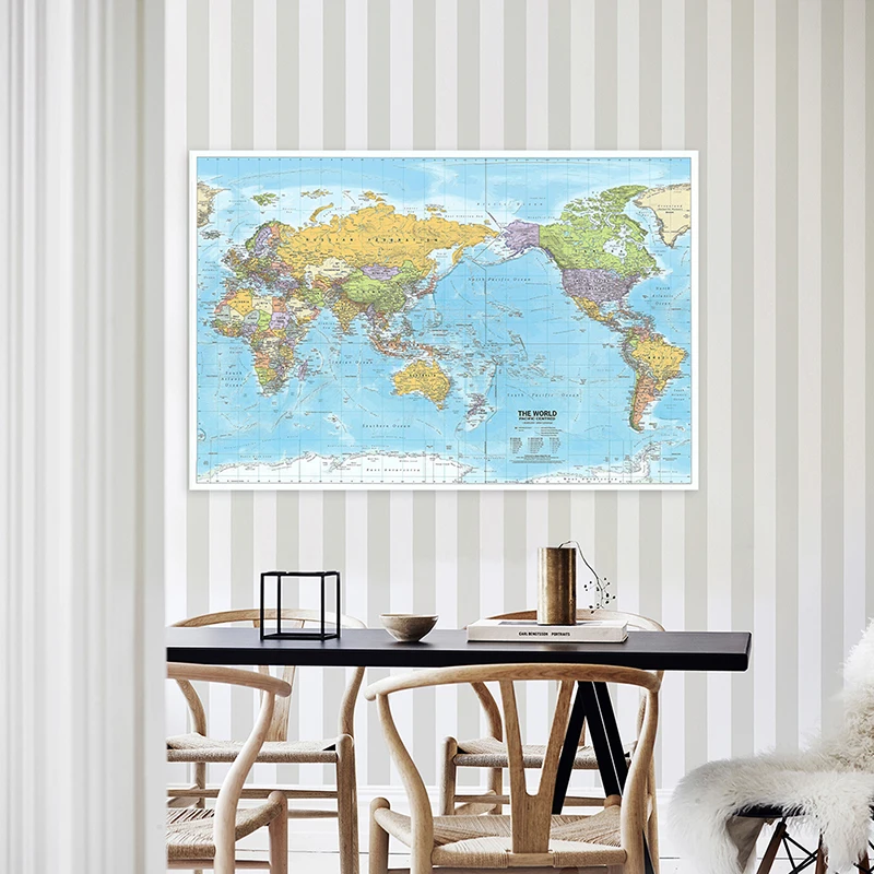 Peta Dunia 2012 Kain Besar Cet - Star Map Poster ulasan dan harga