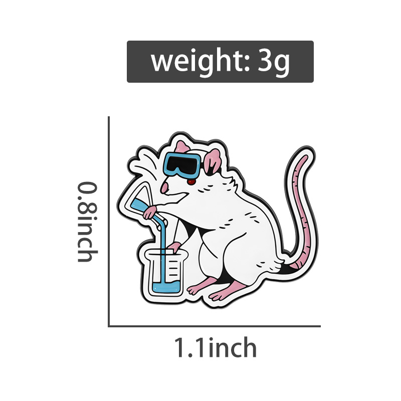 Pin Enamel Tikus Lab Kartun, B - Science Buddies ulasan dan harga