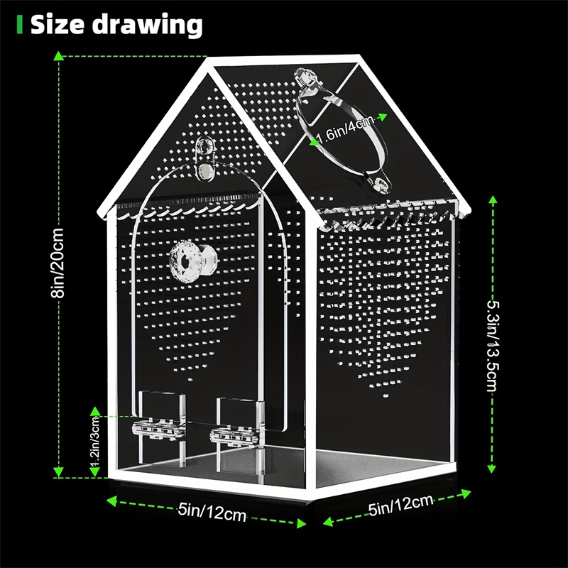 Kotak Habitat Serangga Akrilik - Science Hobbyist ulasan dan harga