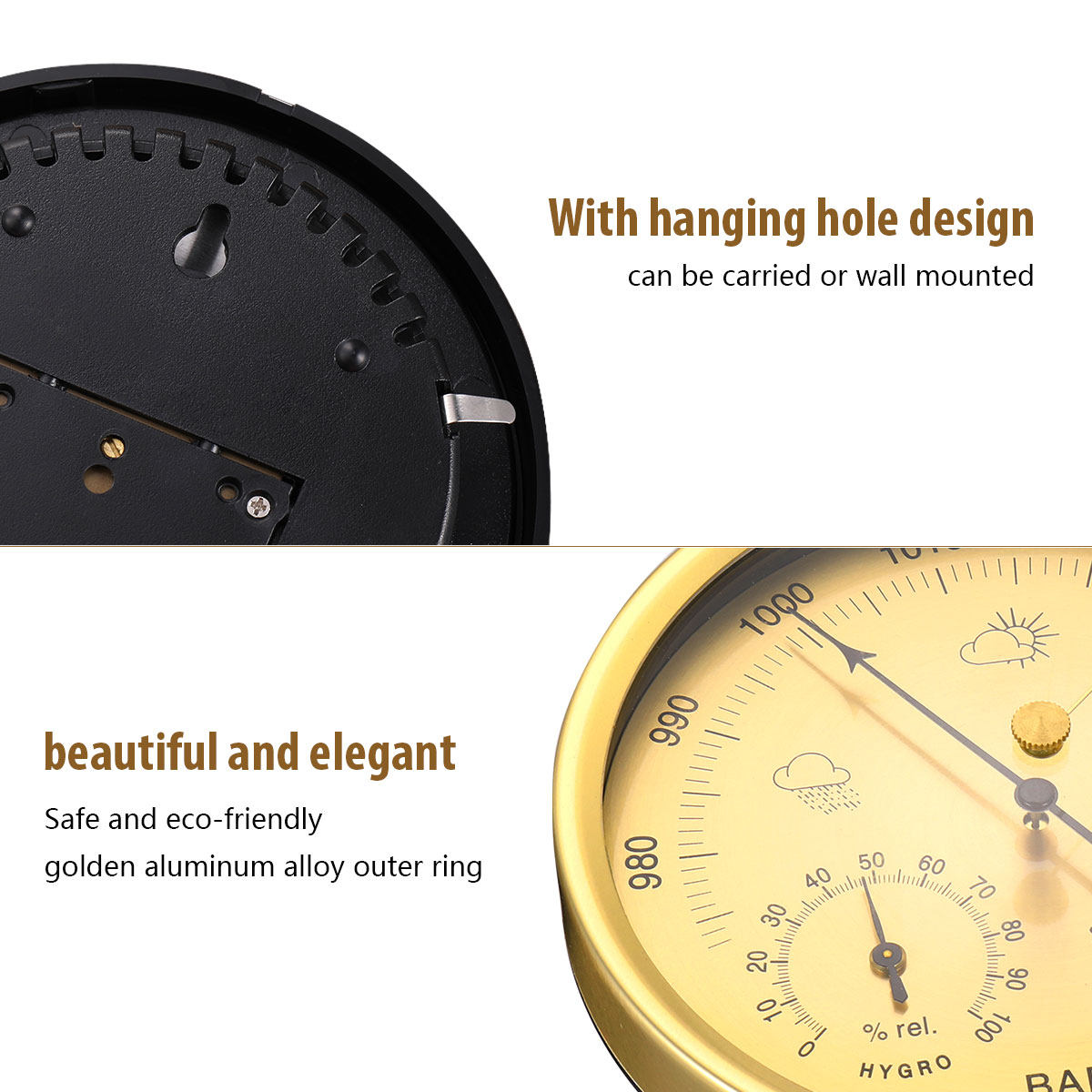 Stasiun Cuaca 3-in-1 Analog Ba - Barometer Analog Classic ulasan dan harga