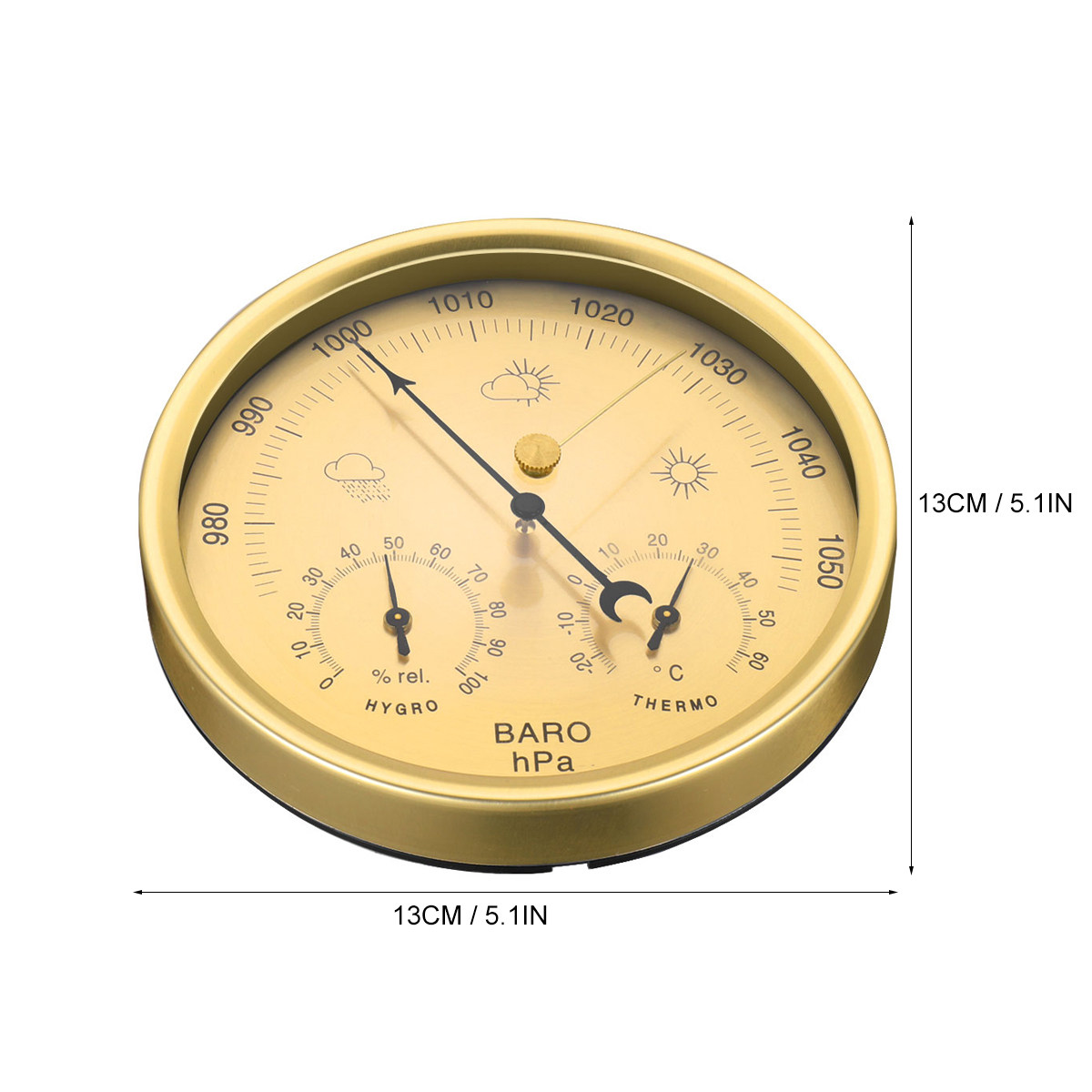 Stasiun Cuaca 3-in-1 Analog Ba - Barometer Analog Classic ulasan dan harga