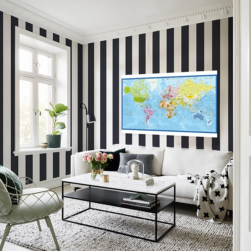 Poster Dinding Peta Dunia Cart - Star Map Poster ulasan dan harga