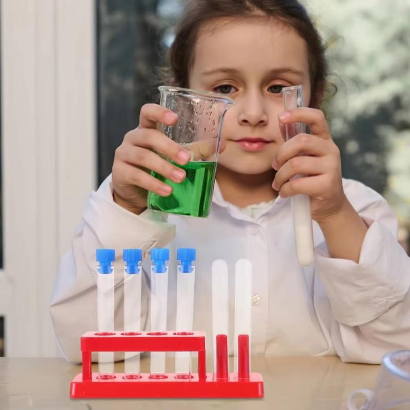 Rak Tempat Tabung Uji Plastik  - Science Experiment ulasan dan harga