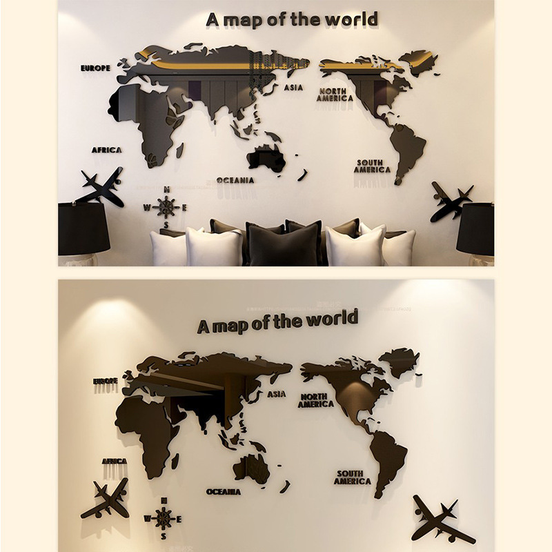 Dekal dinding 3D akrilik peta  - Star Map Poster ulasan dan harga