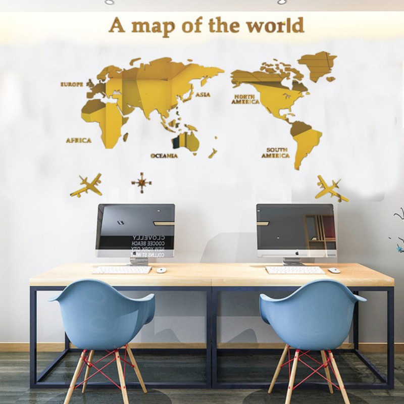 Dekal dinding 3D akrilik peta  - Star Map Poster ulasan dan harga