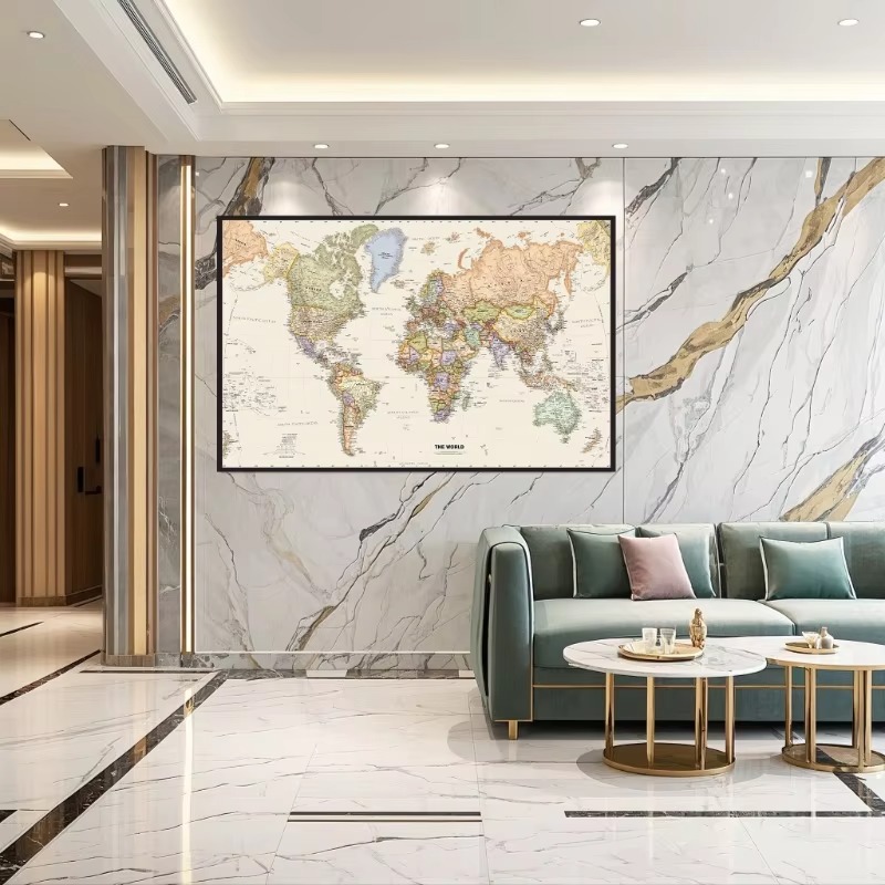 Poster Gantung Antik Peta Duni - Star Map Poster ulasan dan harga