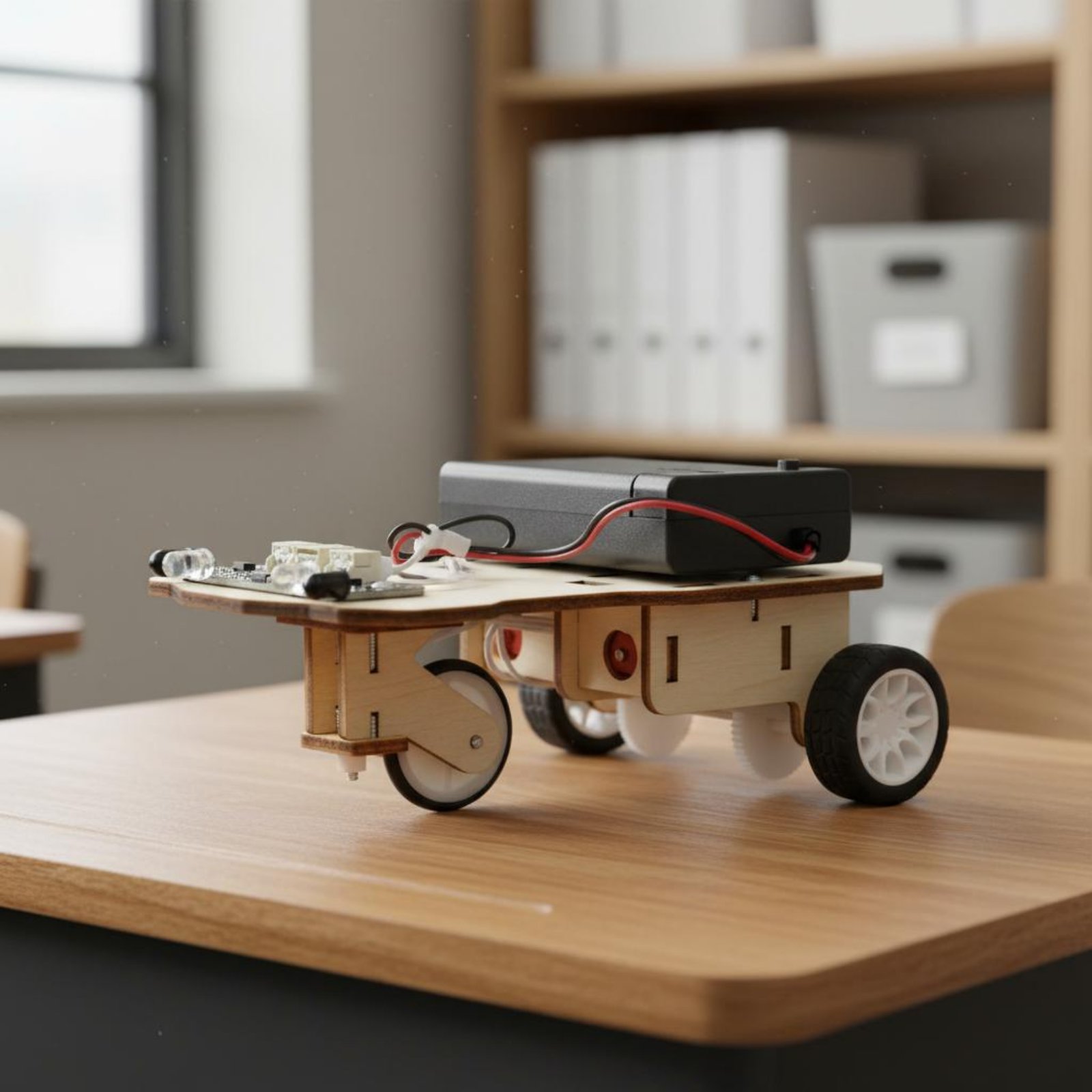 Kit Kendaraan Cerdas Kayu untu - Science Robotics ulasan dan harga