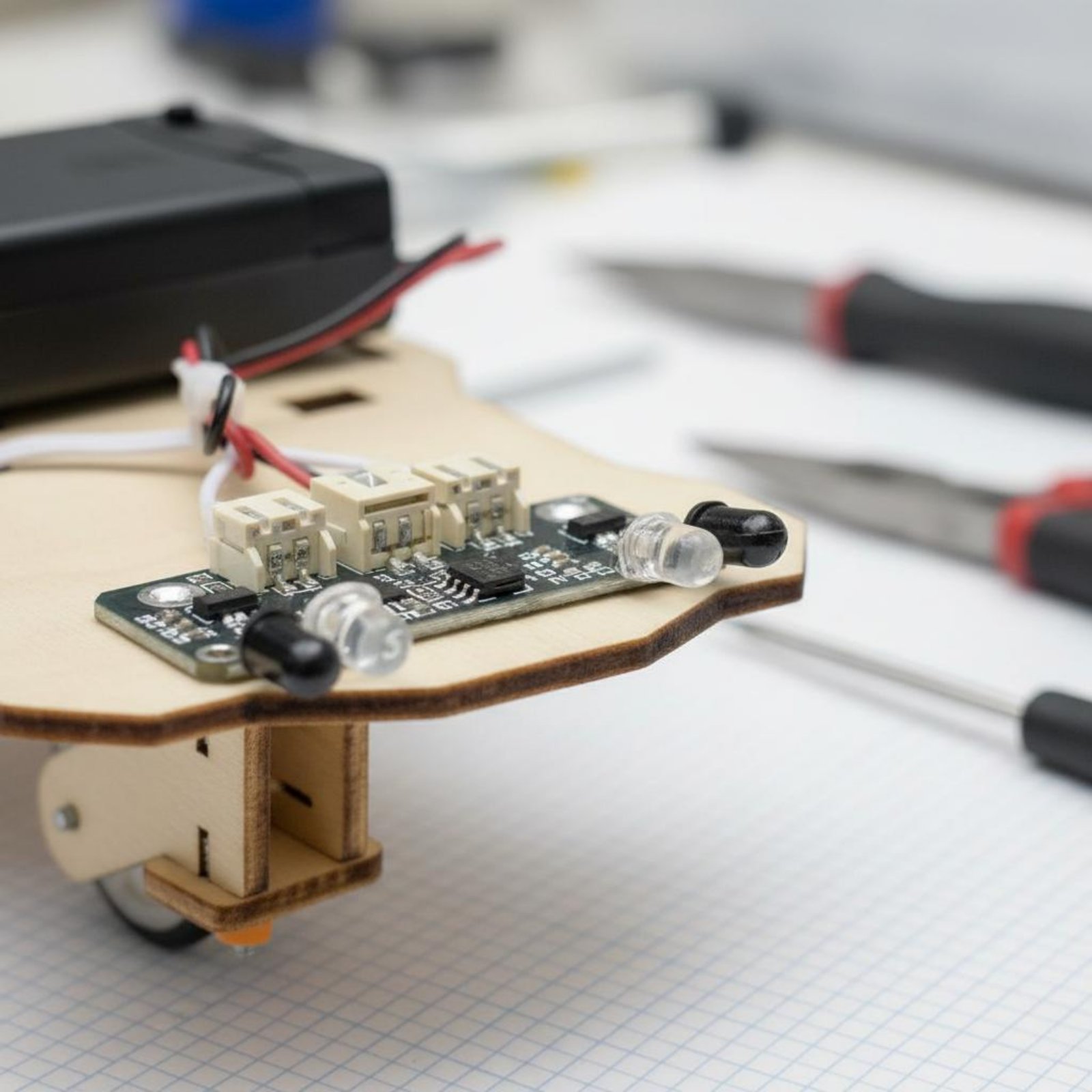 Kit Kendaraan Cerdas Kayu untu - Science Robotics ulasan dan harga