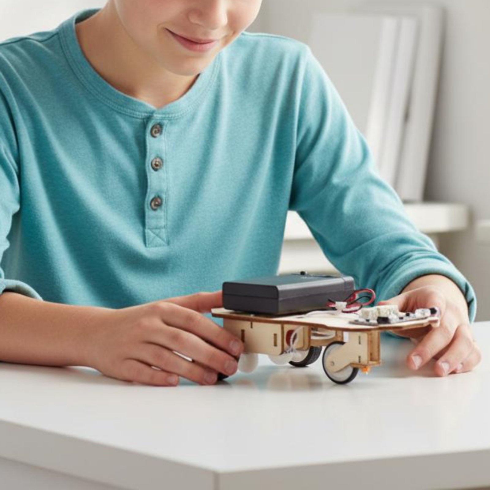 Kit Kendaraan Cerdas Kayu untu - Science Robotics ulasan dan harga